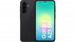 Samsung Galaxy A27 5G nero con grande display frontale