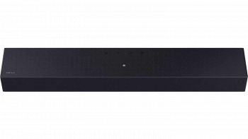 Soundbar Samsung HW-B400 nera sotto TV