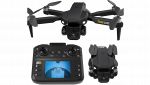 Toladrone Drone con Fotocamera pieghevole con telecomando LCD