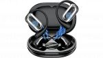 AI Cuffie Traduzione Simultanea EUQQ auricolari Bluetooth neri