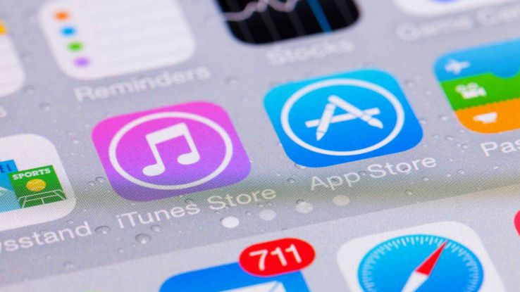 App Store e iTunes in un iPhone