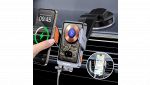 Caricatore wireless auto NOHON 15W con supporto per smartphone