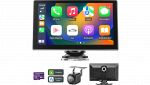 Carplay Auto Jzones con schermo 9 pollici e dash cam 4K