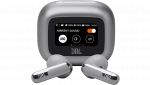 Cuffie JBL Live Flex 3 wireless argento con custodia