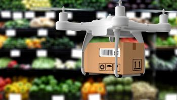 Drone e spesa