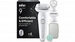 Epilatore Braun Silk Epil 9 SkinSpa con accessori esfolianti