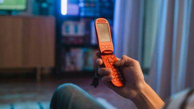 Un flip phone vintage