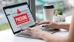 Alert phishing su laptop