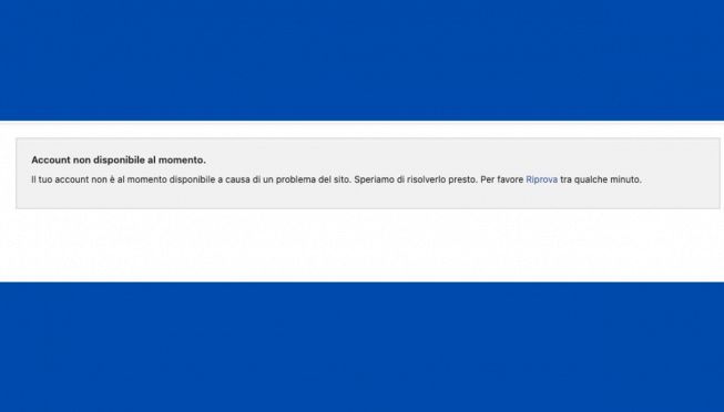 Facebook in down
