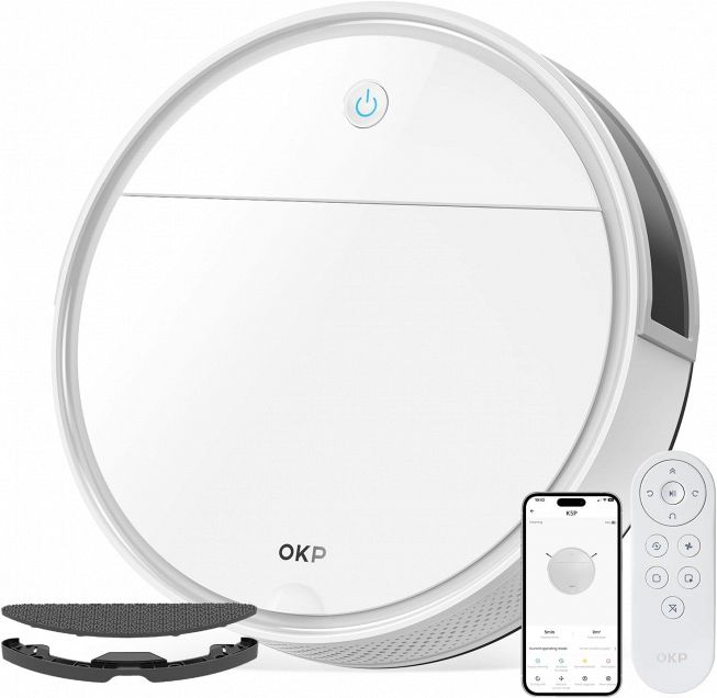 OKP K5Pro Robot Aspirapolvere con Telecomando