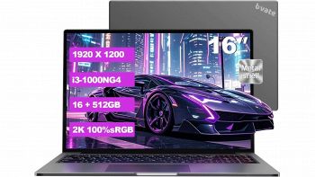 PC portatile gaming Bvate 16 pollici argento grigio