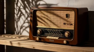 Una radio vintage