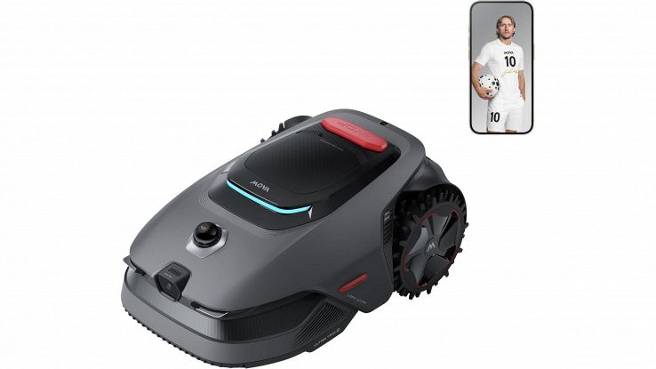 Robot tagliaerba MOVA LiDAX Ultra 1600 nero e arancione