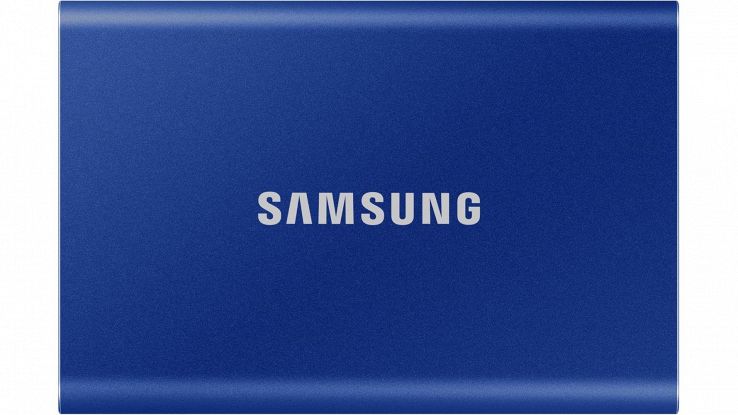 Samsung T7 Portable SSD da 1 TB blu indigo