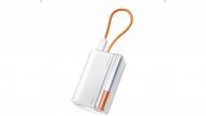 sharge 45W Schnelllade Powerbank compatta da 10000mAh con cavo USB-C integrato