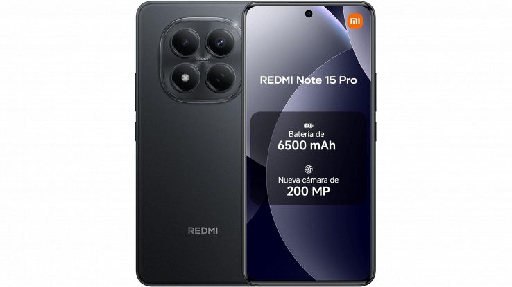 Smartphone Xiaomi Redmi Note 15 Pro nero 8+256 GB
