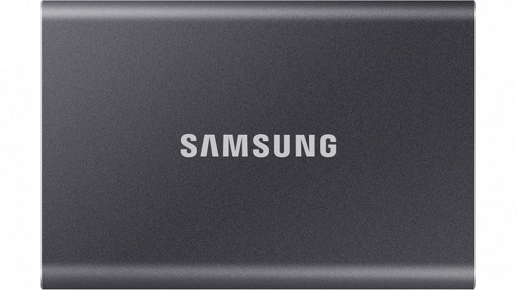 SSD esterno Samsung T7 da 1 TB grigio titanio