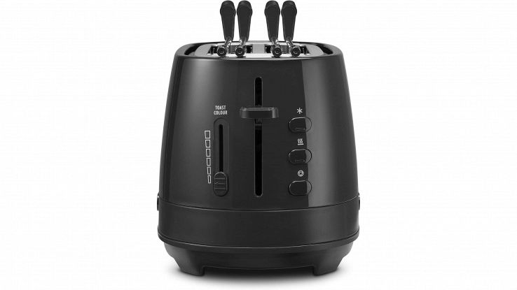 Tostapane De'Longhi CTLAP2203 nero con pinze estraibili