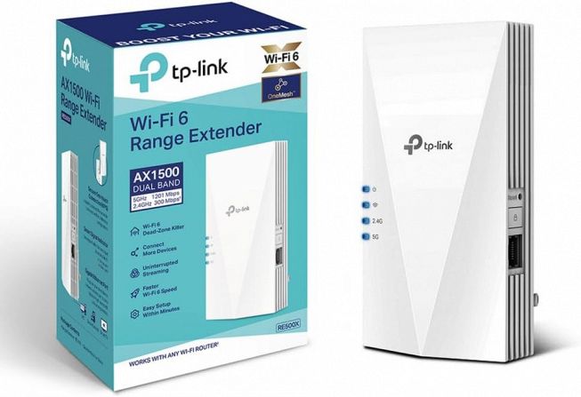 TP-Link Ripetitore WiFi 6 RE500X
