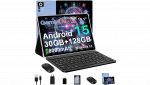 ZIOVO Tablet 10 Pollici blu con tastiera e mouse