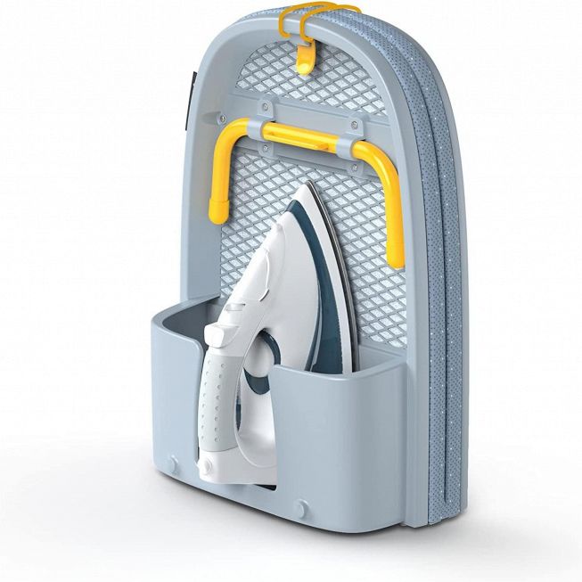 Asse da stiro pieghevole Joseph Joseph Pocket grigio giallo