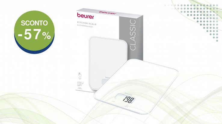 Beurer KS 19 Pure White bilancia da cucina bianca