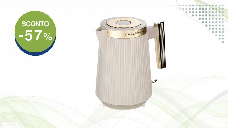 Bollitore elettrico Russell Hobbs Brontë Stone plissé pietra