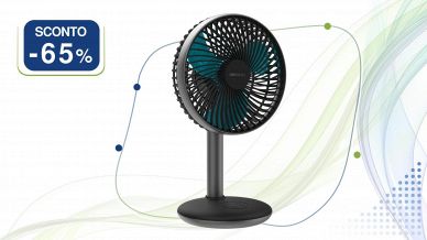 Cecotec Ventilatore da tavolo EnergySilence 4000 Portable Desk Dark Ice