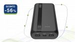 Cellularline Power Bank 20000 nero