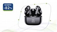 Cuffie Bluetooth 5.4 In Ear Xinwld nere con custodia e display LED