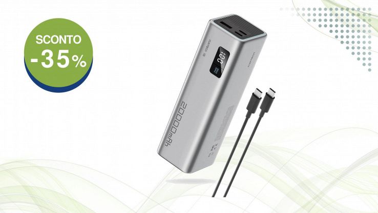 CUKTECH 65W Power Bank nero 20000mAh