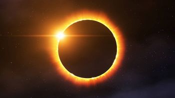 Un'eclissi solare totale