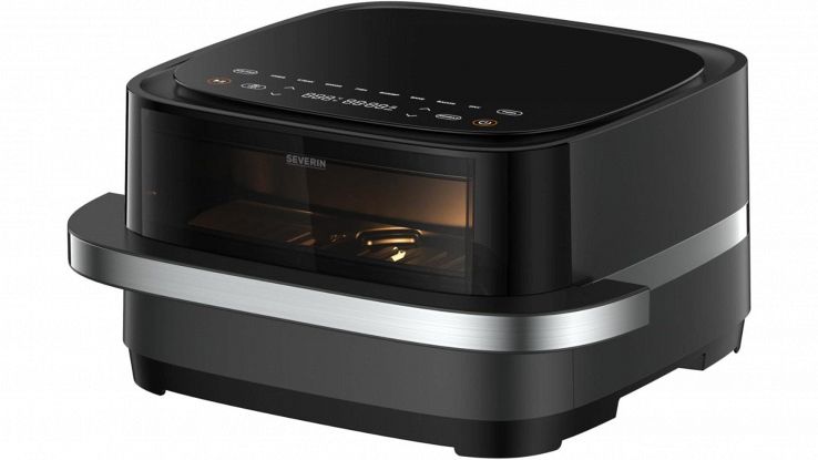 Friggitrice ad aria Severin FR2464 nera e argento