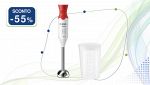 Frullatore a immersione Bosch MSM64110 bianco e rosso