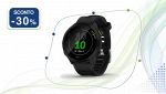 Garmin Forerunner 55 smartwatch GPS per la corsa nero