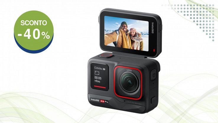 Insta360 Ace Pro action cam 4K con schermo orientabile