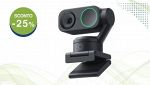 Insta360 Link 2 webcam 4K PTZ nero grafite