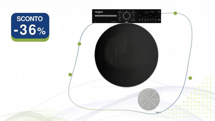 Lavasciuga Whirlpool C WD 94M WBS IT bianca