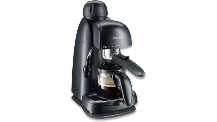 Macchina per espresso Severin KA 5978 nera con caraffa in vetro