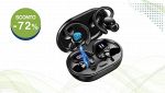 Matast Cuffie Bluetooth 5.4 Sport nere