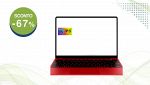 NOTODD PC Portatile 14 pollici rosso
