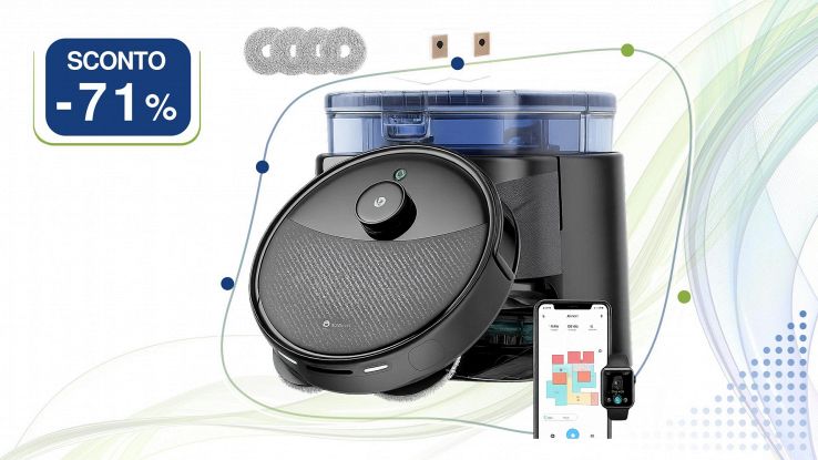 Robot aspirapolvere Lefant M3 Max nero