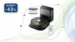 Robot aspirapolvere MONSGA MR7 PRO con base di svuotamento