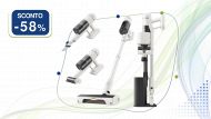 Scopa elettrica senza fili Roborock H60 Hub con base autosvuotante