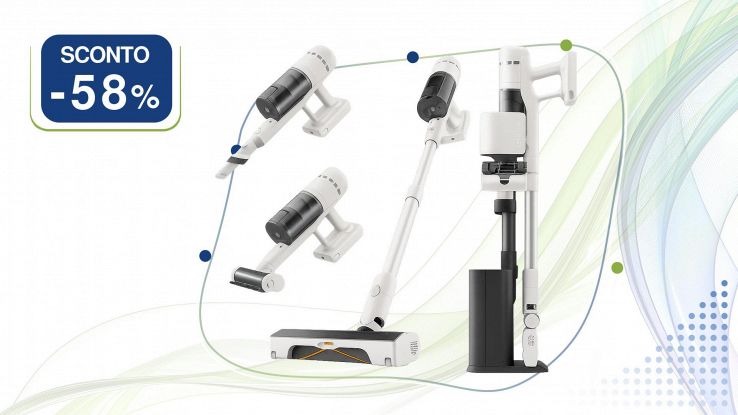 Scopa elettrica senza fili Roborock H60 Hub con base autosvuotante