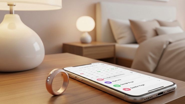 Anello intelligente smartphone e camera da letto