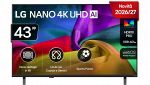 Smart TV LG NANO AI UHD 43 pollici 4K con design Linear Flow