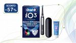 Spazzolino elettrico Oral-B iO 3 nero con custodia
