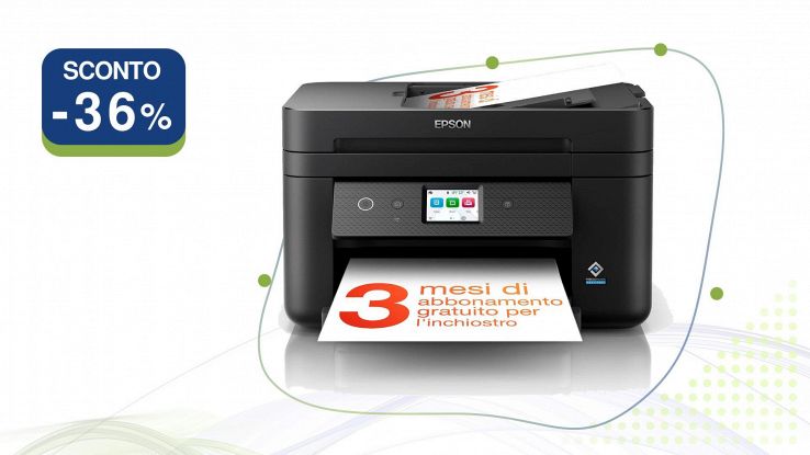 Stampante multifunzione Epson Workforce WF-2960DWF nera