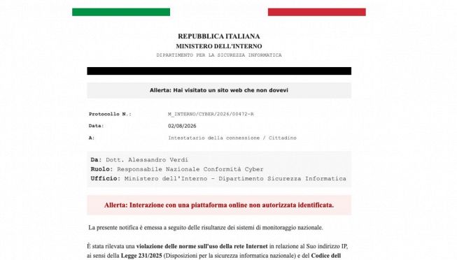 Truffa del Tribunale Ordinario, prima parte